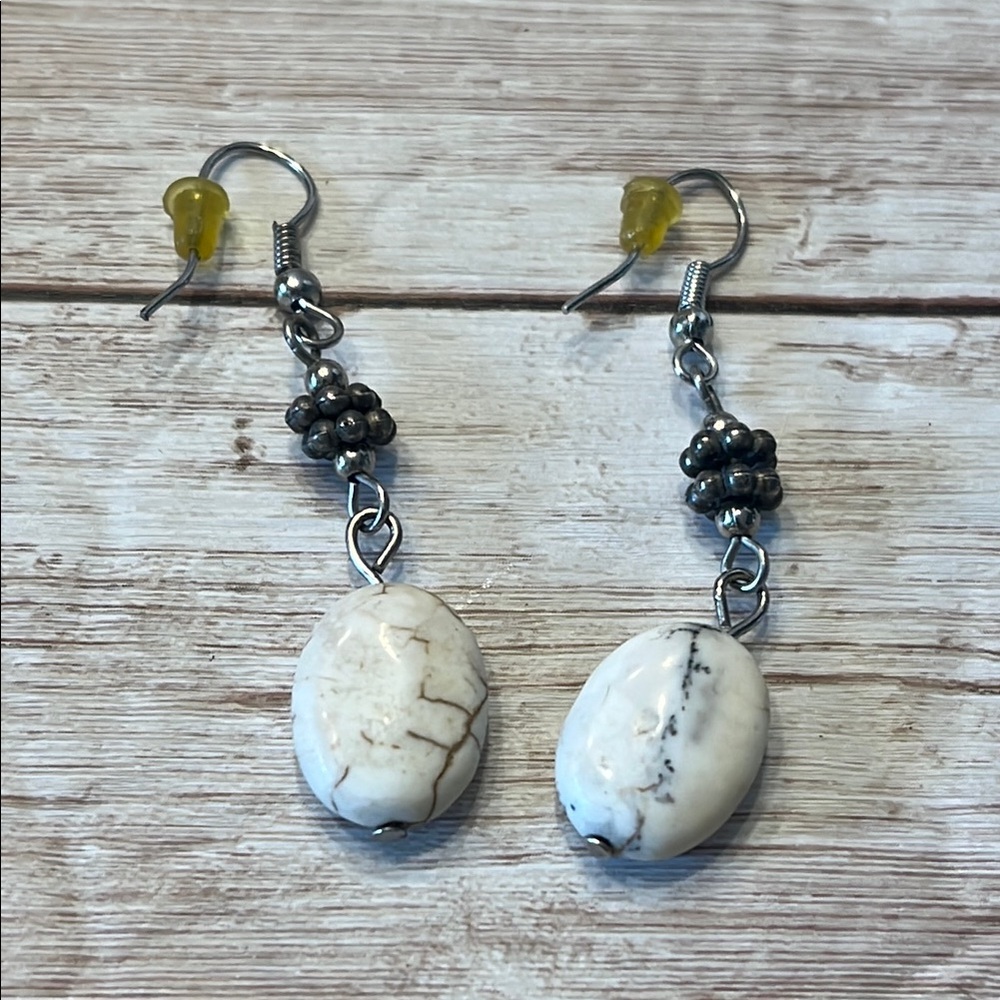 Elegant Stone Drop Earrings